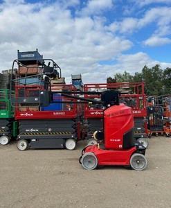 Excelente Plataforma Elevadora Vertical Manitou 100 VJR de 11 m, Plataforma de Trabajo Aérea Eléctrica, Equipo de Elevación Hidráulico para Construcción, 2650 kg - Product Image 5