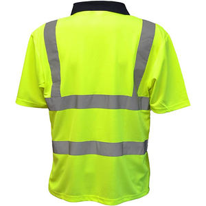 Nuevas camisas Hi Viz, cinta reflectante negra personalizada, ropa de seguridad, camisas de alta visión, ropa de trabajo, camisas de Color negro y verde - Product Image 5