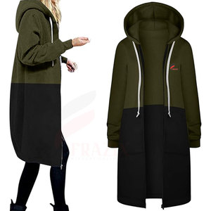 High Quality Women's Long Casual Knitted Printed Hooded Front Logo New Autumn Collection Hot Selling Durable Hoodies - Product Image 2