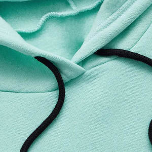 Sweats à capuche tendance pour femmes, respirants, à séchage rapide, anti-froissement, épaules tombantes, 100% coton, logo sur le devant, décontractés, hiver - Product Image 4