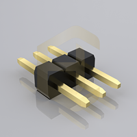 Connecteur mâle vertical PZ100-1-3-Z-1.0mm à une rangée de contacts en laiton, boîtier en nylon, 1x3P, pas de 1mm, 180 degrés, pour carte PCB, IP20, intelligent