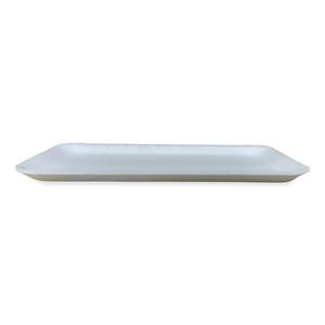 GEN 10SWH No. 10S Foam Meat Trays 10.93 X 5.75 X 0.63 In. White <b>Plastic</b> <b>Packaging</b> 500/Carton - Product Image 2