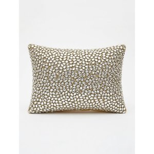 Luxury Cotton Washable Tufted Throw Pillow with Microfiber Filling and <b>Star</b> and Animal Print - Product Image 1