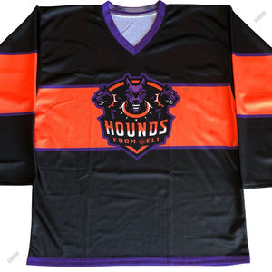 Pantalons de hockey sur glace personnalisés de qualité supérieure, sublimés |   Conception de logo personnalisée, écologique, à séchage rapide et antibactérienne |   100% polyester - Product Image 6