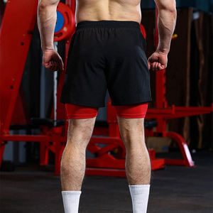 Pantalones Cortos Deportivos para Hombre con Bolsillos Decorativos, Pantalones Cortos de Compresión de Secado Rápido, Marca Nueva, Cintura Elástica, para Gimnasio y Fitness - Product Image 5