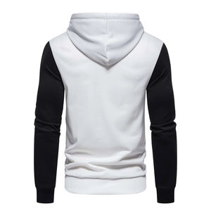 Hombres de gran tamaño de peso pesado de alta calidad 100% algodón grueso sudaderas con capucha logotipo personalizado hombro caído en blanco liso pulóver sudaderas - Product Image 2