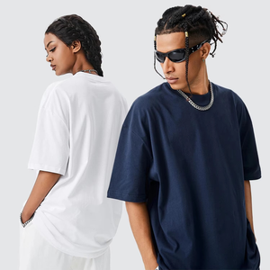 เสื้อยืดสำหรับผู้ชายโอเวอร์ไซส์ผ้าคอตตอนลายกราฟิก300 GSM รุ่นใหญ่พิเศษออกแบบได้ตามที่ต้องการ - Product Image 6