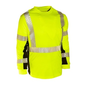 High Visibility Reflective Safety Cotton Hoodie Sweatshirt for Men Traffic <b>Warmer</b> Security Workwear Uniform - Product Image 1