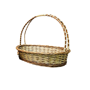 Customizable Luxury Rattan Storage Organizer with Handle Eco-Friendly <b>Flower</b> <b>Basket</b> <b>for</b> Household & Travel Use - Product Image 6
