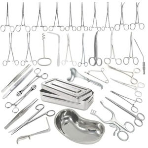 Ensemble de ciseaux chirurgicaux orthopédiques en acier inoxydable de qualité médicale, ensemble d'instruments de dissection abdominale à commande manuelle - Product Image 6