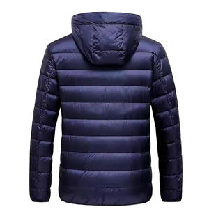 แจ็กเก็ตขนเป็ดกันลมมีฮู้ดกันน้ำสำหรับฤดูหนาวเสื้อคลุม100% ผ้าโพลีเอสเตอร์ดีไซน์ใหม่ส่งตรง - Product Image 5