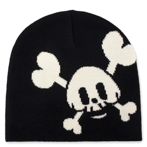 Gorro de invierno acrílico 100% de diseñador, gorro Jacquard sin puños, gorro sin pliegues, gorro Jacquard cálido para viajes, patrón de dibujos animados - Product Image 1