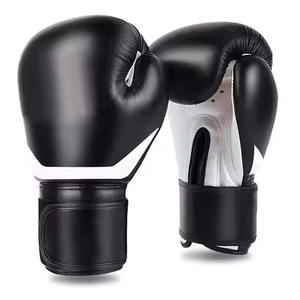 Guantes de Boxeo de Cuero Impermeables con Cordones de Alta Calidad para Hombre y Mujer, Ajuste Cuadrado, Guantes de Entrenamiento y Sparring - Product Image 1