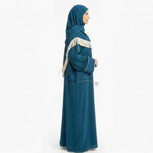 Robe de prière simple pour femmes, longue, tenue de prière musulmane, tenue islamique modeste avec couvre-chef pour la prière quotidienne - Product Image 4