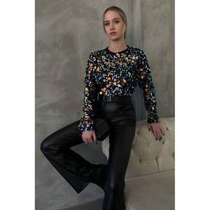 Blusas y Camisas de Lentejuelas para Mujer, Estilo Disco, Venta al Por Mayor - Product Image 5