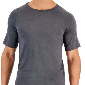 เสื้อรัดกล้ามเนื้อแขนสั้นสำหรับผู้ชายไซส์ใหญ่ สำหรับกีฬา MMA ยิม และออกกำลังกาย สีเทา รับสกรีนโลโก้ ป้องกันรังสียูวี 50 ผลิตจากไนลอนและสแปนเด็กซ์ - Product Image 2