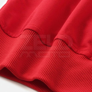 High Quality Custom Light Weight Men's Pullover Sweatshirts Winter Plain Dyed Wholesale - Product Image 4