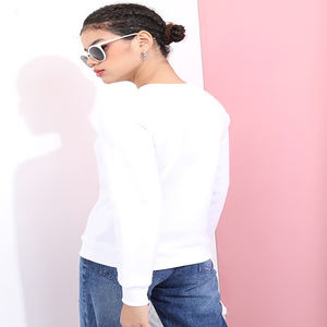 T-shirt femme et fille T-shirt manches longues col rond pour femme inspiré de l'Inde Coupe régulière et longueur courte - Product Image 5