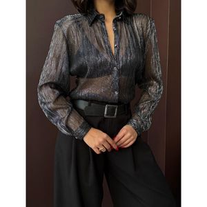 ท็อปโชว์ - เสื้อเชิ้ตจีบระยิบระยับ - [object Object] - Product Image 4