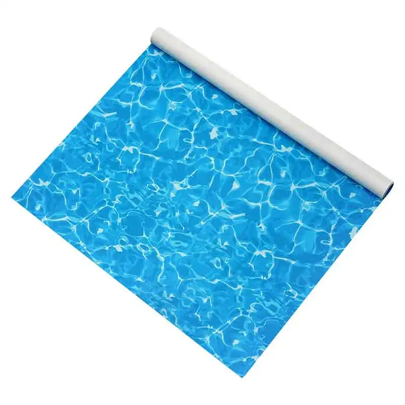 Wave Shape PVC Liner Waterproof Anti-Slip Durable Stylish Easy Installation Swimming Pool Water park Liner