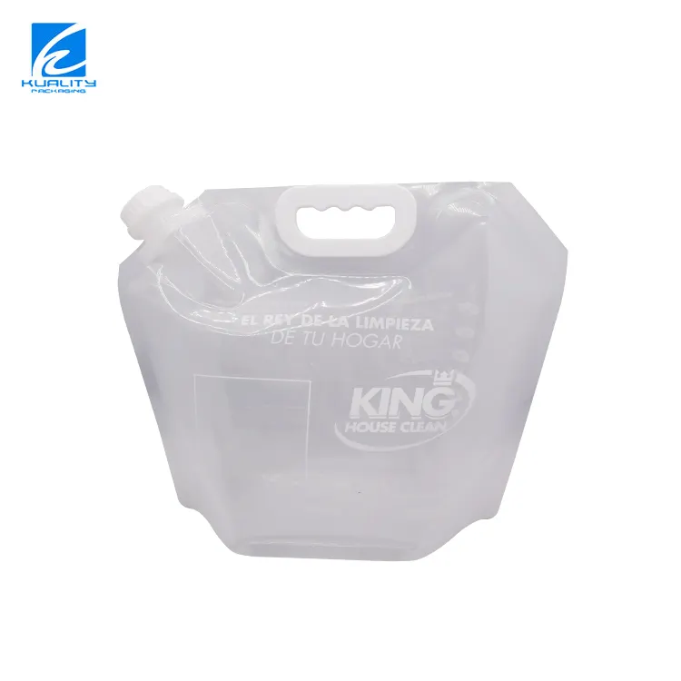 Design Big Reusable Laundry Detergent Washing Hand Soap Refill Powder Liquid Packing Plastic Bags Standup Spout Pouches