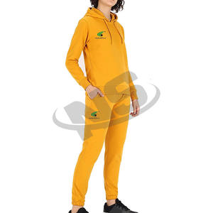 Conjunto Deportivo Personalizado para Mujer, Invierno, Algodón, Talla Grande, Sudadera con Capucha, Ropa Deportiva de Dos Piezas de Primera Calidad, Estilo Urbano - Product Image 1