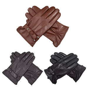 Best Material Custom Women's Real Sheepskin Leather <b>Gloves</b>-Winter Daily Casual Eco-Friendly <b>Touchscreen</b> Keeping Warm <b>Gloves</b> - Product Image 1