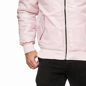Chaqueta Bomber de Invierno para Hombre, Nueva Colección Primavera, Cuello Alto, Nailon Impermeable, Logotipo Personalizado, Tallas Grandes, OEM - Product Image 4