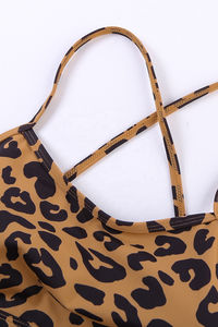 Ensemble de soutien-gorge et short de sport pour femmes, style 2026, imprimé léopard par sublimation, pour la salle de sport, le fitness, la course à pied, ensemble de yoga sublimé pour femmes - Product Image 4