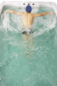 Лидер продаж, 6 метров большой наземный бассейн с гидромассажем, массажный бесконечный бассейн, плавательный спа-бассейн с крышками для горячей ванны - Product Image 6