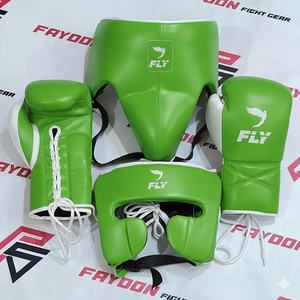 Set de Boxeo Premium con Guantes de Cuero, Protector de Cabeza y Protector Inguinal, OEM Disponible, Kit de Sparring para Luchadores, Gimnasio y Venta al por Mayor - Product Image 3