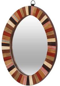 Espejo de Pared Moderno con Marco de Madera Rectangular Decorativo |   Hecho a Mano, Ecológico y Duradero |   Exportación al por Mayor - Product Image 3