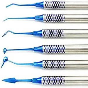 Ensemble de 4 instruments d'examen dentaire de haute qualité avec cassette, kit d'outils d'hygiène dentaire - Product Image 6