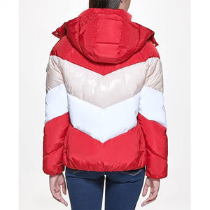 Veste matelassée tendance et luxueuse pour femmes, en peau de mouton de haute qualité, couleur personnalisée, respirante, imperméable, coupe-vent, épaisse - Product Image 5