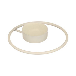 Blanc Home Accent Nouveau Design Métal Fer Bougeoir Vente en gros Décoration de la maison Bougeoir - Product Image 2