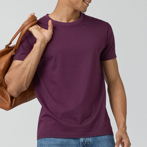 Venta al por mayor 100% algodón hombres camisetas marca de calidad con logotipo personalizado joven adulto casual transpirable secado rápido camiseta - Product Image 3