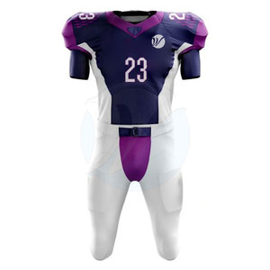 Uniforme de Fútbol Americano Personalizado de Alta Calidad, Uniforme de Fútbol Americano de Manga Corta con la Mejor Tela - Product Image 1