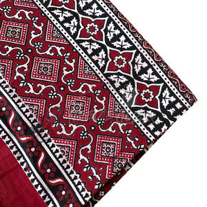 Bufanda Ajrak para adultos, envoltura bordada de algodón, diseño tradicional, elegante bufanda Ajrak para regalar - Product Image 5