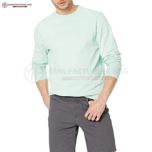 Venta caliente Slim Fit Sudaderas Ropa informal Básicos Algodón Mezclado Pullover Hombres Sudaderas Precio de alta calidad Sudaderas - Product Image 3