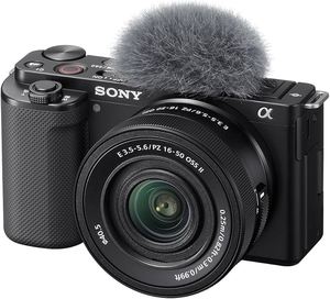 NOUVEAU ORIGINAL ZV E10 Caméra sans miroir pour Vlog avec carte SD Full HD 1920x1080 Zoom optique 17x-30x (Noir) À VENDRE - Product Image 2