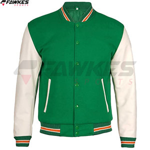 <b>Varsity</b> <b>Jacket</b> <b>Men</b> With Leather Sleeves - Casual High School Letterman Baseball <b>Bomber</b> <b>Jackets</b> For <b>Men</b> - Product Image 3