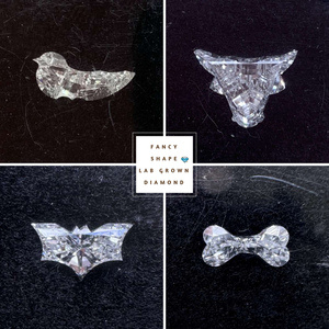 Chauve-souris coupe laboratoire cultivé diamant D couleur VVS2 clarté CVD IGI certifié diamant en vrac fantaisie forme inde fabrication de bijoux - Product Image 3