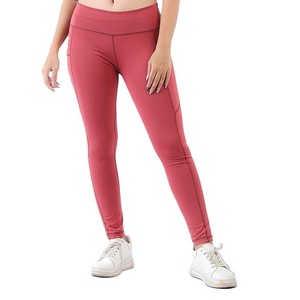Leggings de sport unisexe de haute qualité pour femme, avec logo personnalisé, taille élastique, respirants, séchage rapide, taille mi-haute, en nylon/spandex - Product Image 1