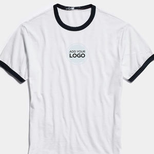 เสื้อยืดสำหรับผู้ชายเสื้อยืดคอกลมผ้าคอตต้อนสไตล์แฟชั่นฤดูร้อนเสื้อยืดคอกลมผ้าคอตต้อนออกแบบโลโก้ได้ตามต้องการ - Product Image 1