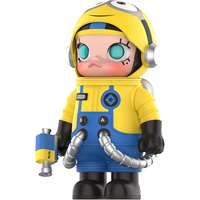 POP MART MEGA SPACE MOLLY 400% Minion-s Collection Figurine avec PVC ABS Papier pour la décoration de la maison et cadeau