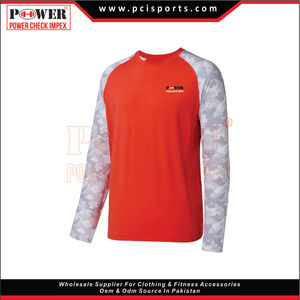Jerseys de pesca Cómodos transpirables Tallas grandes Manga larga Sublimación personalizada Hombres Camisas de pesca - Product Image 6