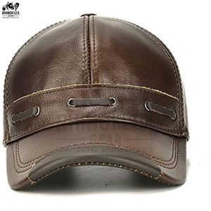 Nouveauté, casquettes en cuir unisexes, design classique, stock personnalisé, 100% coton, tissu courant, couleur et taille personnalisées - Product Image 3