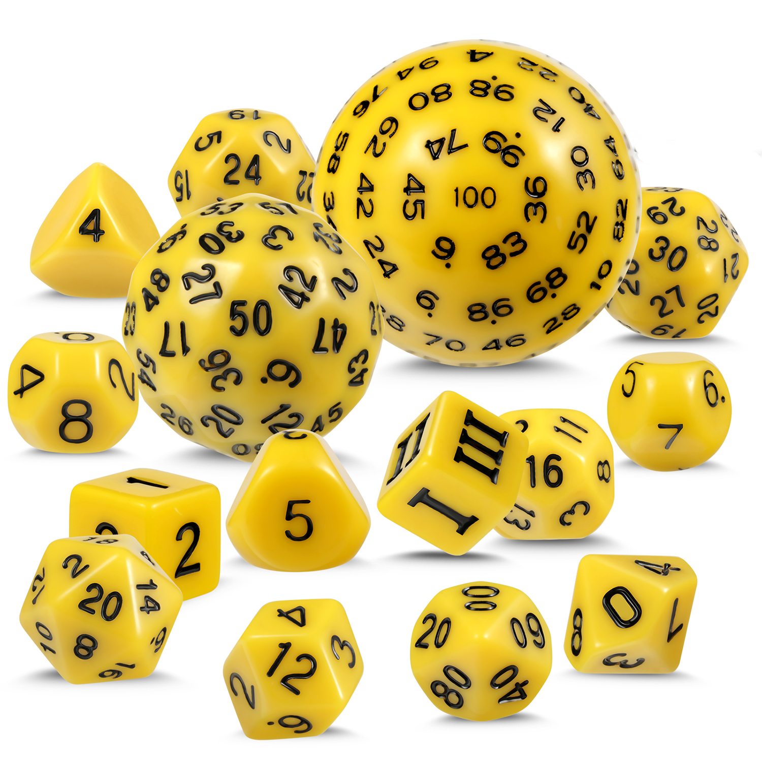 D3-D100 полный набор многогранных игральных костей dnd, набор из 100 игральных костей для ролевых игр 15 шт. D3 D4 D5 D6 D7 D % D9 D10 D12 D16 D20 D24 D30 D60 D100