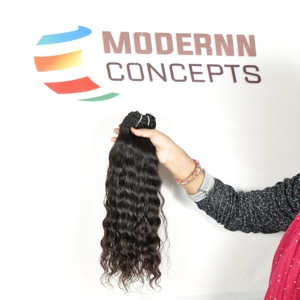 Venta al por mayor mejor precio pelo virgen indio crudo sin procesar paquetes ondulados cutícula alineado Temple extensiones de cabello humano - Product Image 6