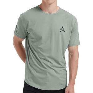 เสื้อยืดผู้ชายคอทรงโอสไตล์ใหม่ ผลิตจากผ้าฝ้ายเนื้อนุ่มเพื่อการสวมใส่สบายในชีวิตประจำวัน - Product Image 2